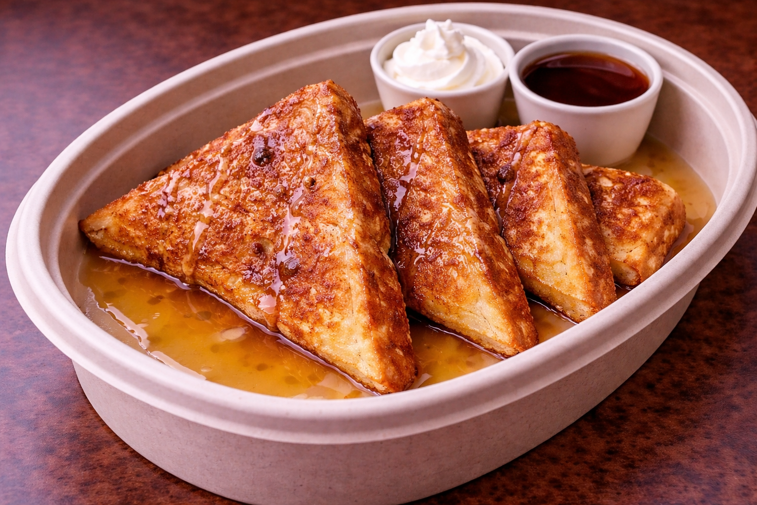 Creme Brulee Protein French Toast