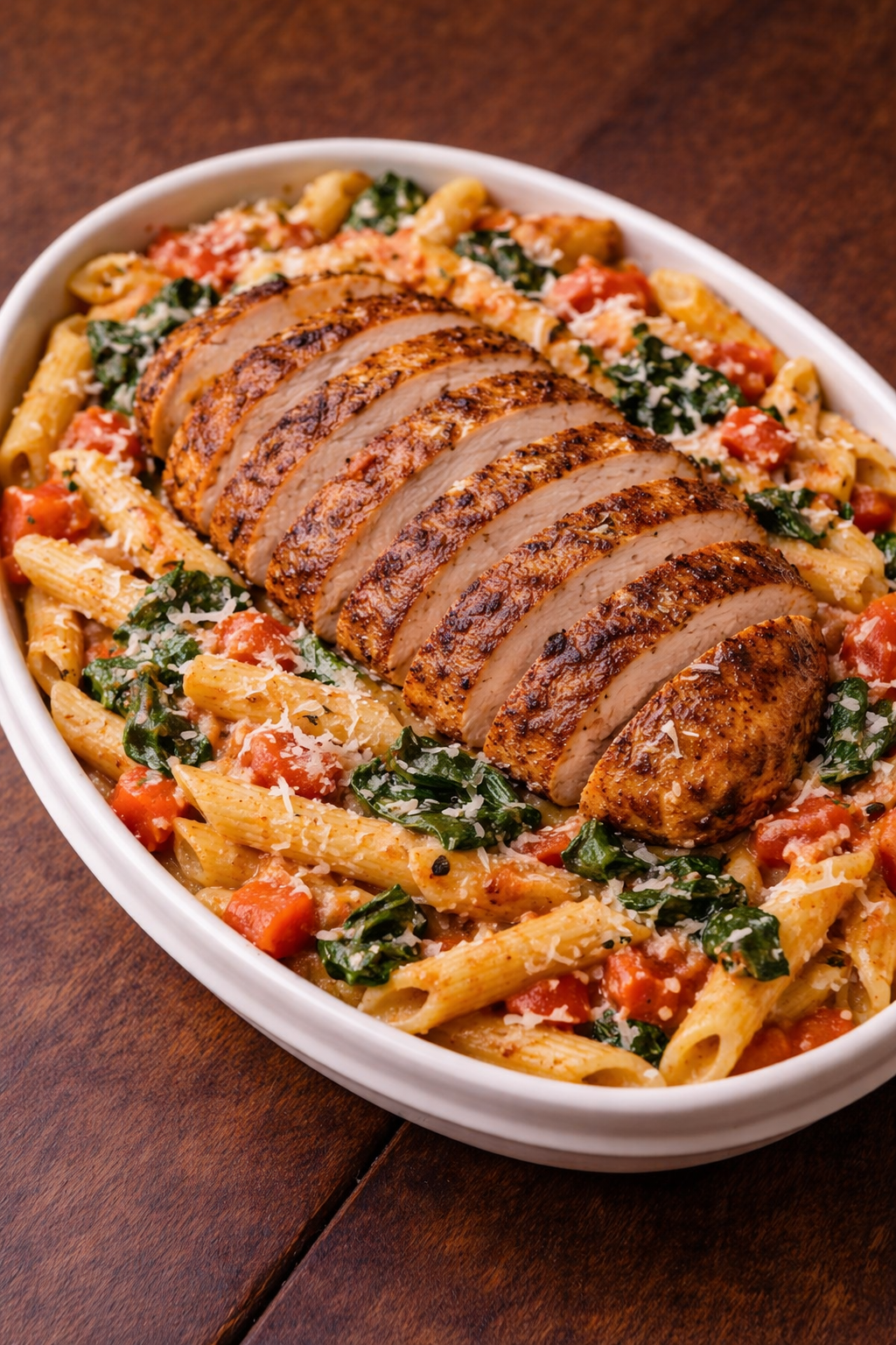 Tuscan Chicken Pasta- Low Carb