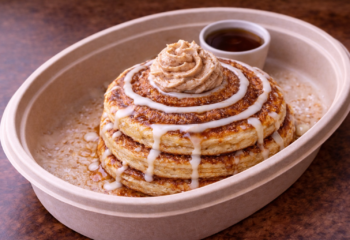 Protein Cinnamon Roll Pancakes