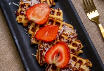 Coquito Protein Waffles