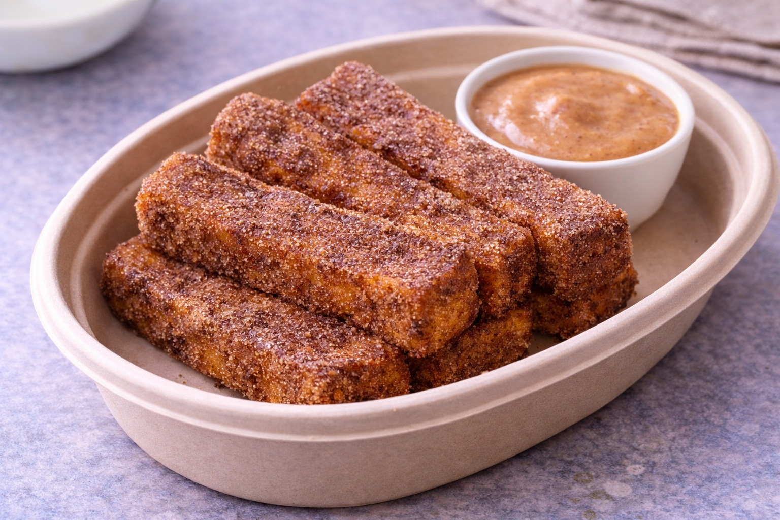 Protein Churro French Toast Bites
