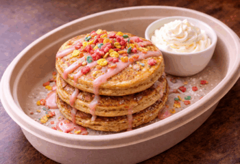 Cereal Milk Protein Pancakes