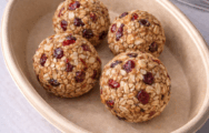 Almond Cranberry Protein Balls  (4)