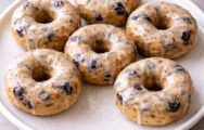 Protein Glazed Blueberry Donuts (6 Pack)