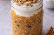 Pumpkin Spice Overnight Protein Oats