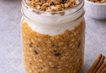 Pumpkin Spice Overnight Protein Oats
