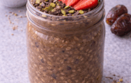 Dubai Chocolate Overnight Protein Oats