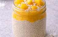 Mango Coconut Chia Pudding