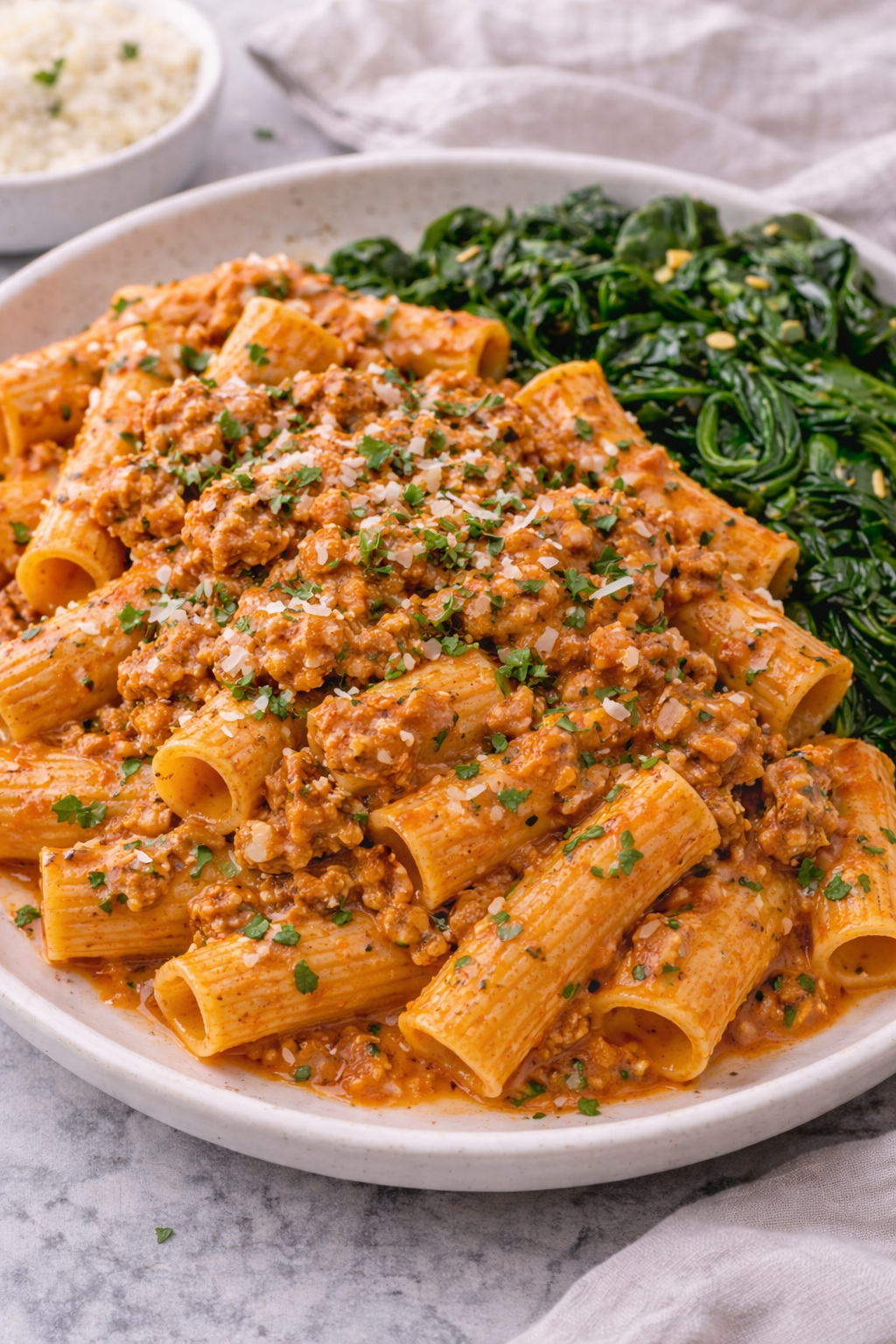 Ground Turkey Vodka Bolognese - Mass Gainer