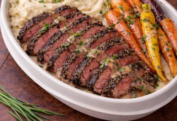 Steak au Poivre Flank Steak- Clean & Balanced Steak au Poivre Flank Steak- Clean & Balanced