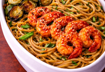 Hot Honey Garlic Shrimp - Clean & Balanced