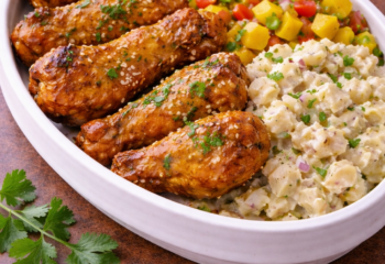 Mango Lime Glazed Wings- Clean & Balanced