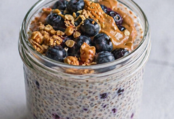 Blueberry Almond Chia Pudding