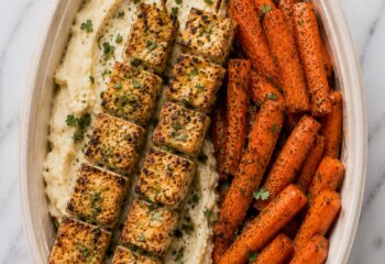 Garlic Parmesan Tofu Skewers (GF) - Vegan Garlic Parmesan Tofu Skewers (GF) - Vegan