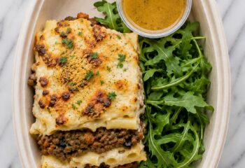 Middle Eastern Macarona Bechamel - Pescatarian