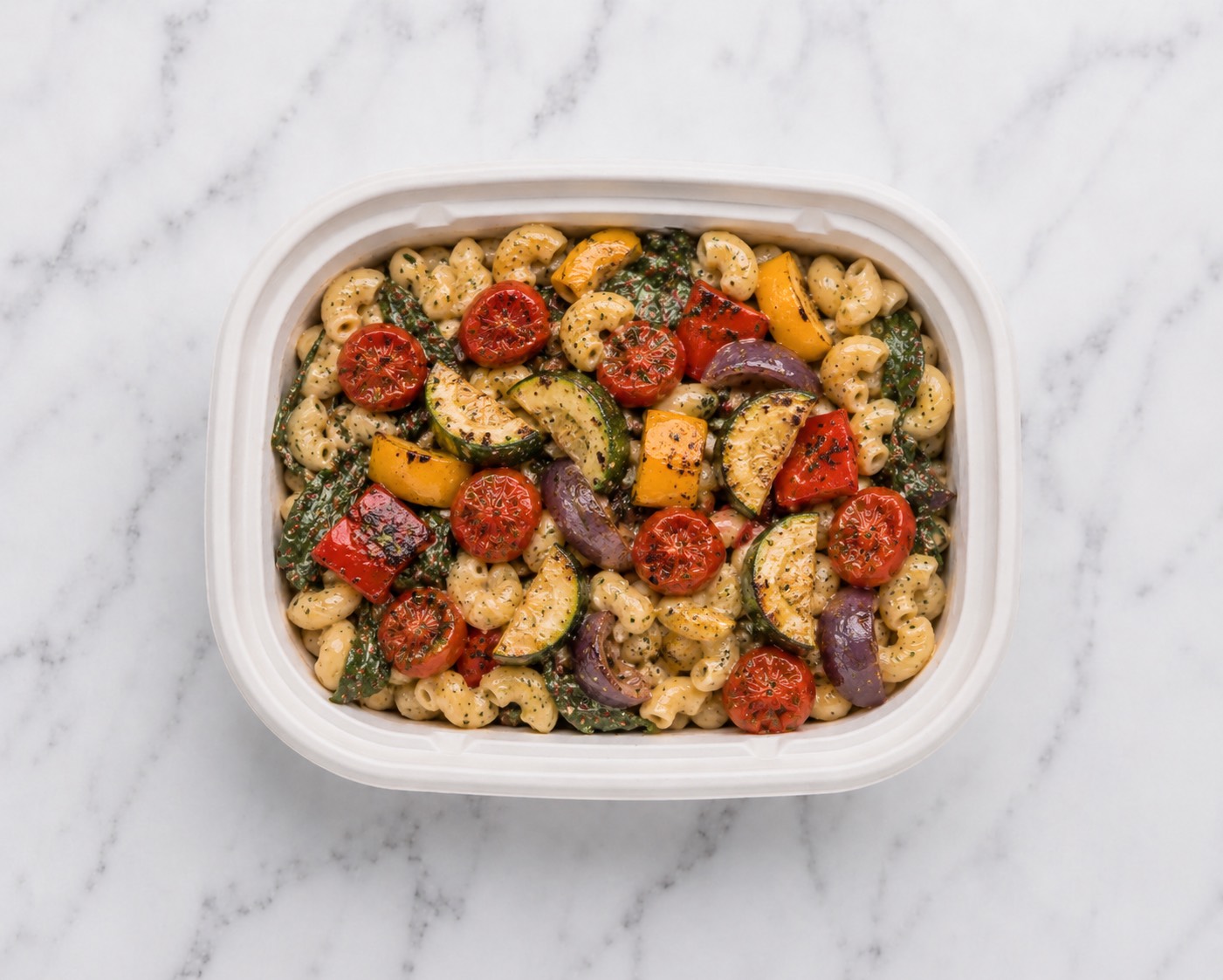 Cajun Vegetable Mac & Cheese- Vegan