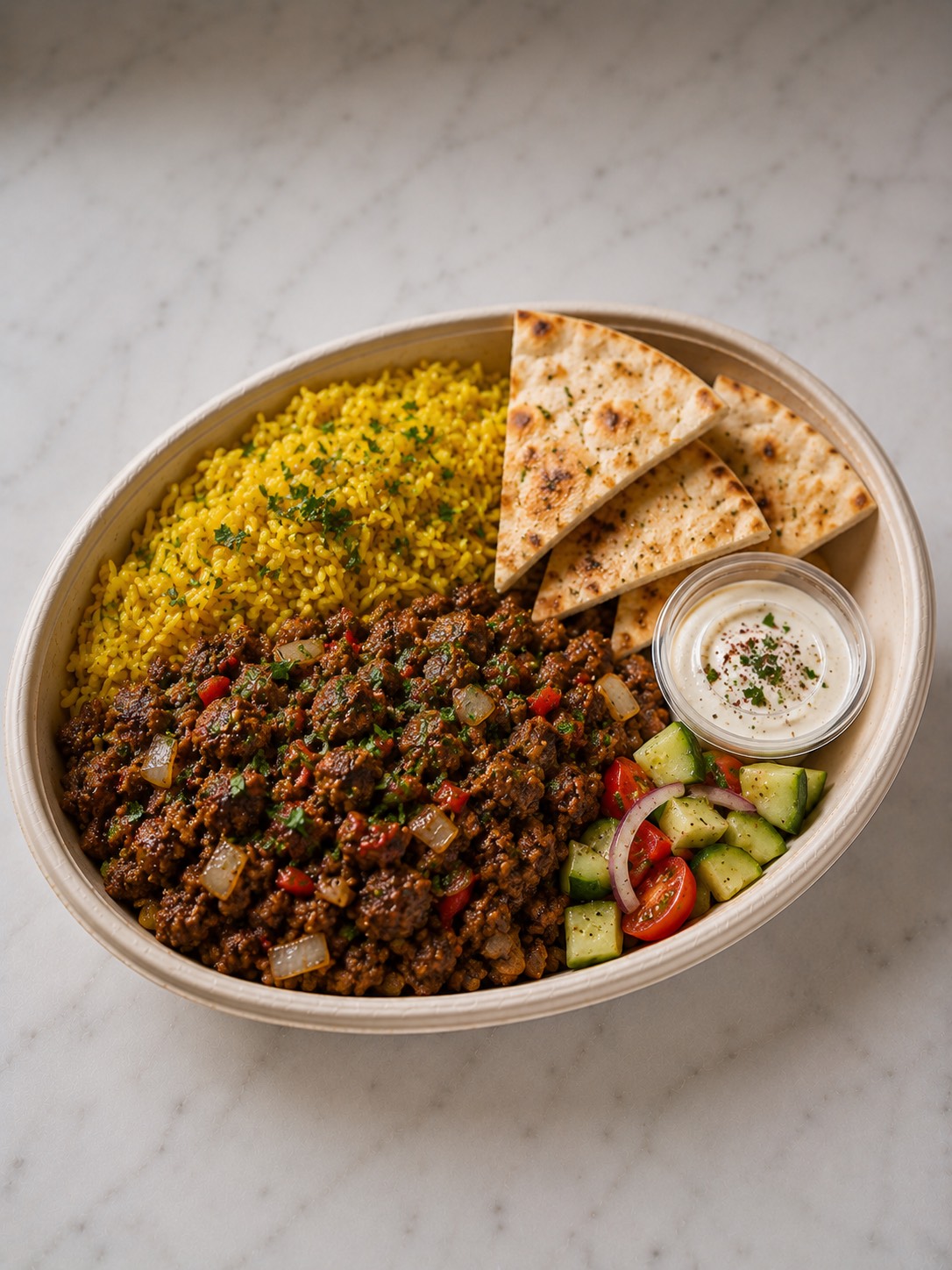 Egyptian Hawawshi Plate - Low Carb
